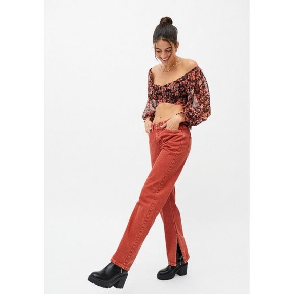 URBAN OUTFITTERS Women's BDG Adalyn High-Waisted Cowboy Jean Size 27 In … - Picture 1 of 14
